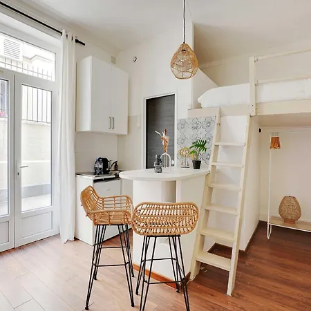 Vakantiehuis Charming 1br-2p - Batignolles *