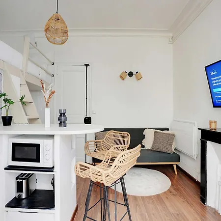 Charming 1br-2p - Batignolles 度假居